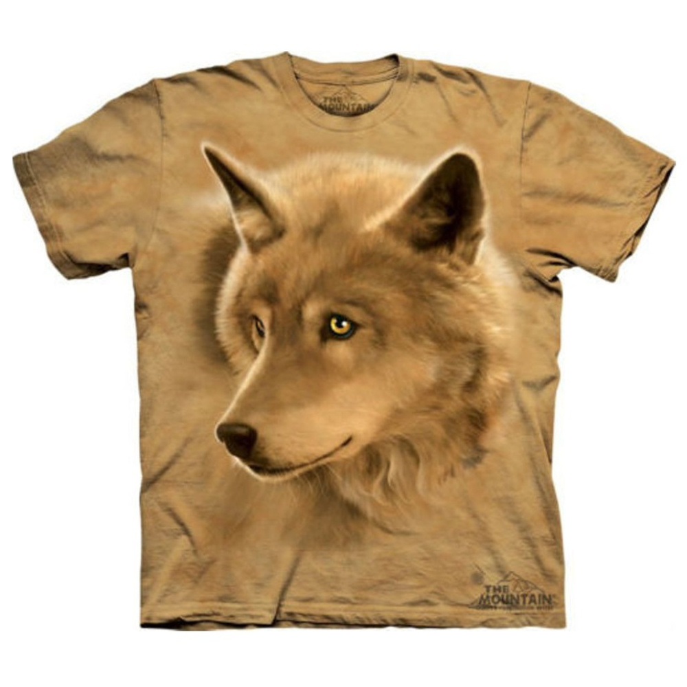 Vintage The Mountain Graphic Tee Golden Wolf